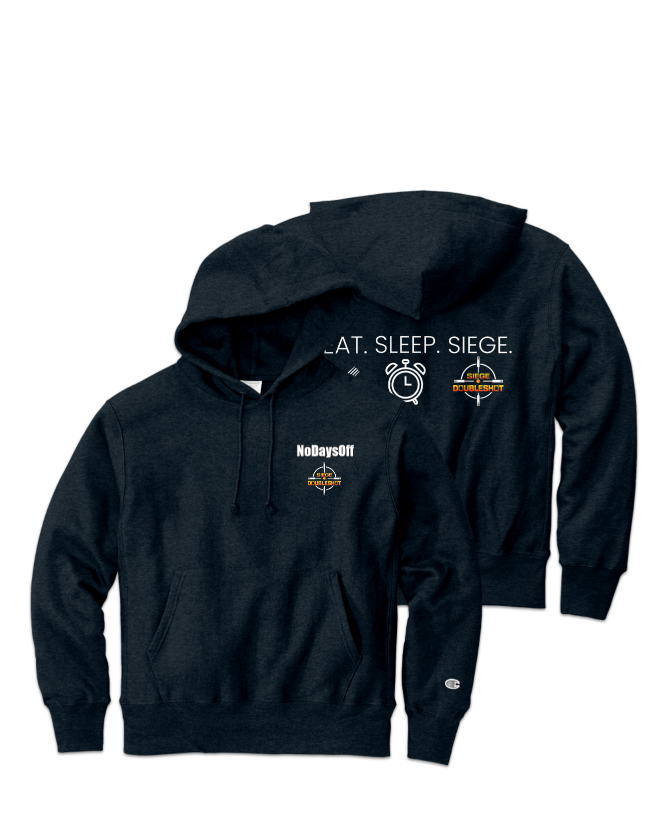 Rendered product preview, stack