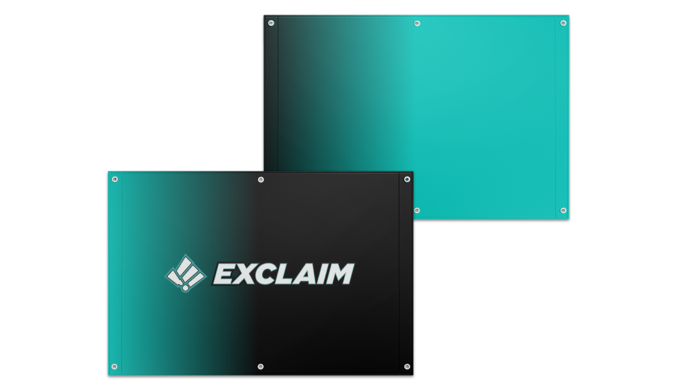 Rendered product preview, stack