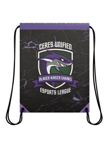 Sublimated Drawstring Bag - 14" x 18" preview, front