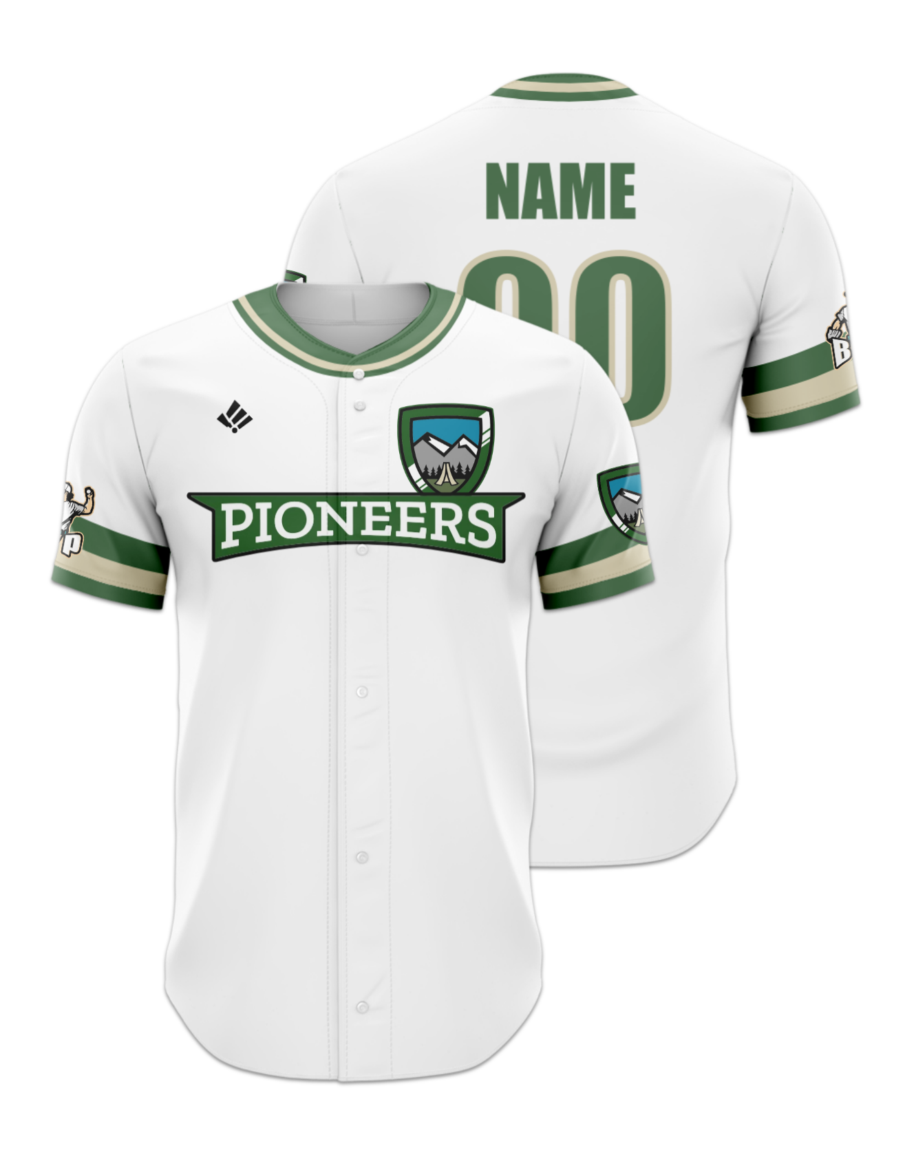 Rendered product preview, stack