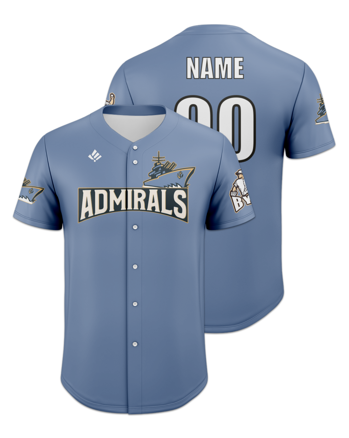 Rendered product preview, stack