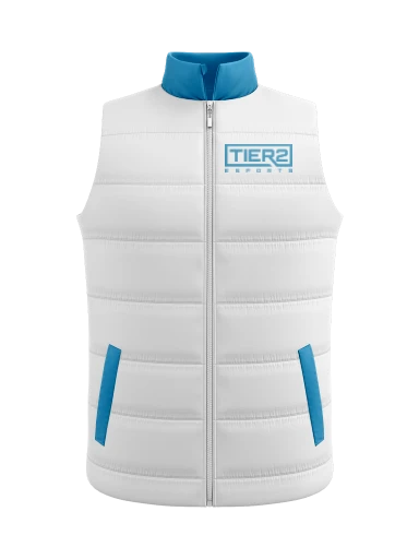 Tier 2 Team Store Puffer Vest preview, front