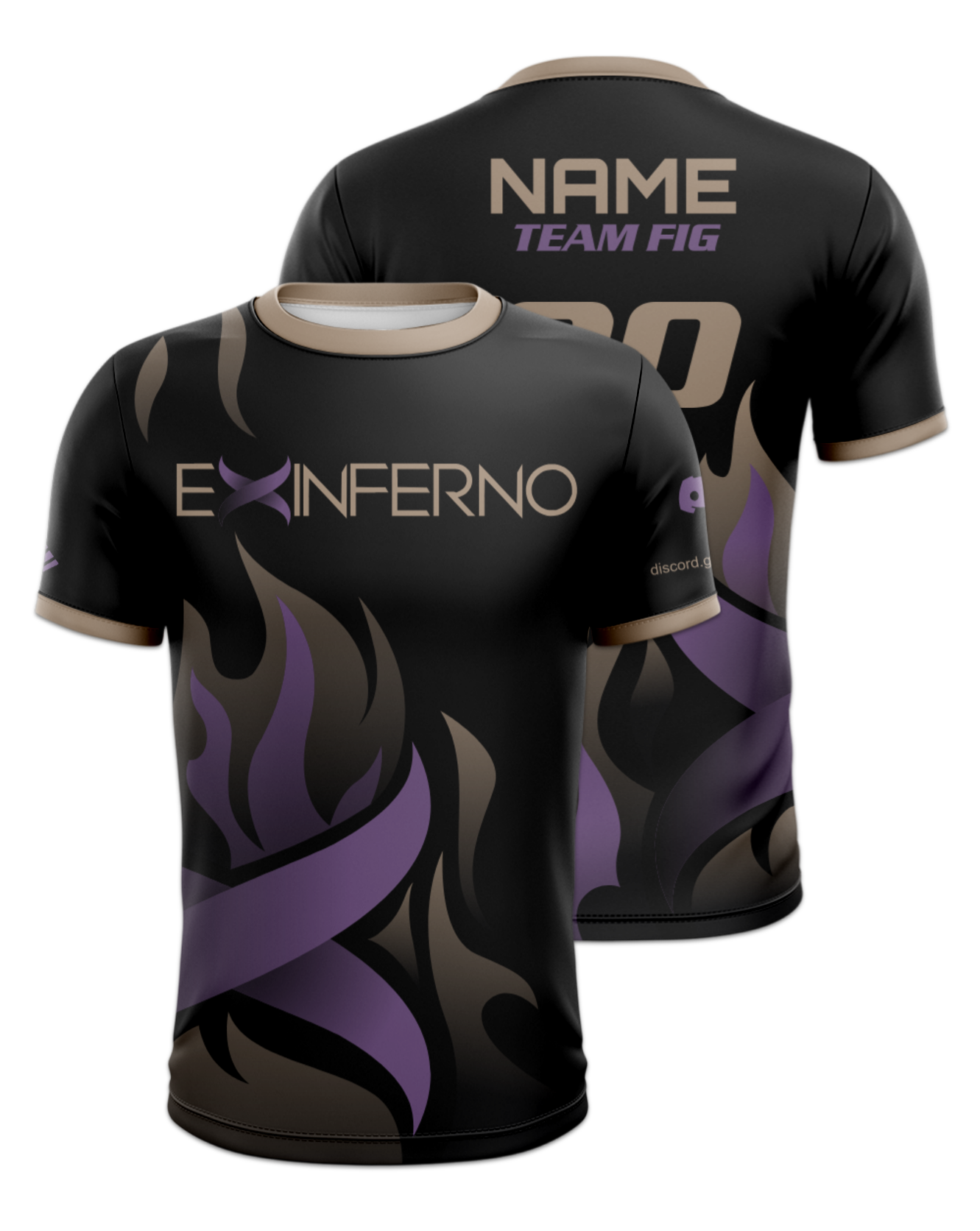 Rendered product preview, stack