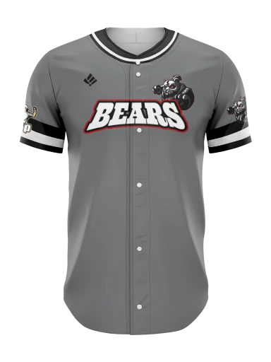 Sublimated Full Button Baseball Jersey preview, front