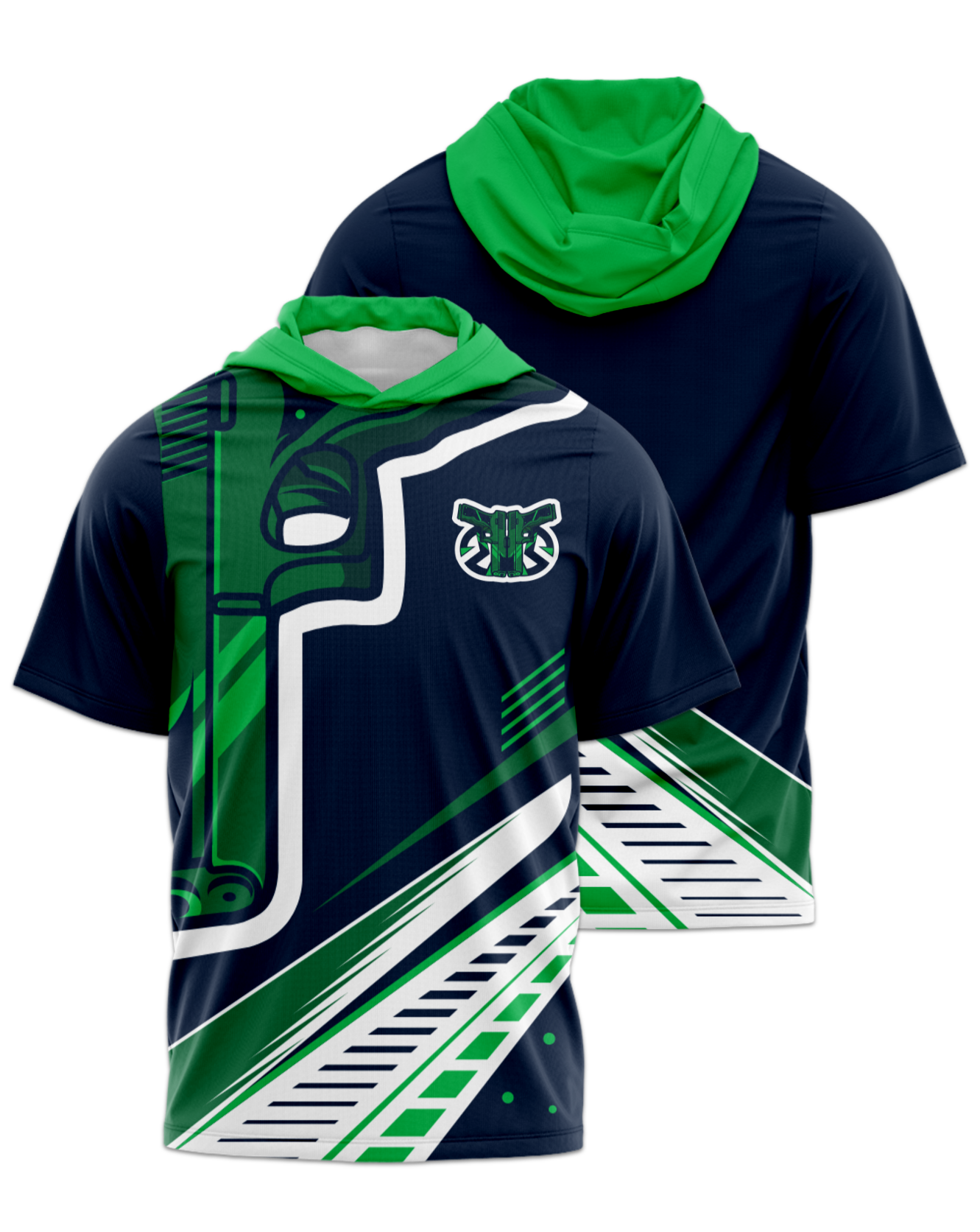 Rendered product preview, stack