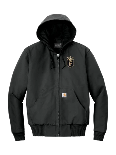 Carhartt Tall Quilted-Flannel-Lined Duck Active Jac preview, front