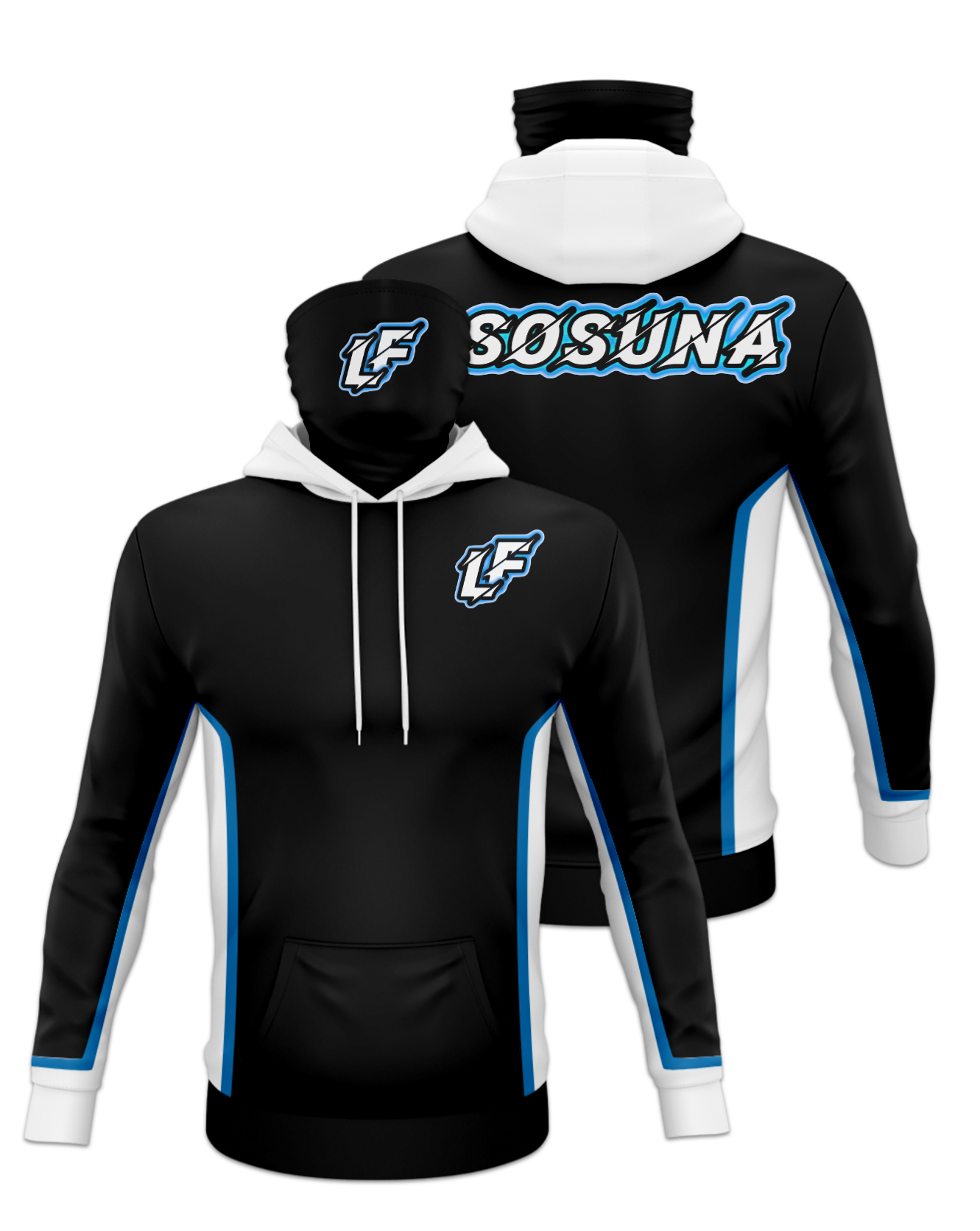 Rendered product preview, stack