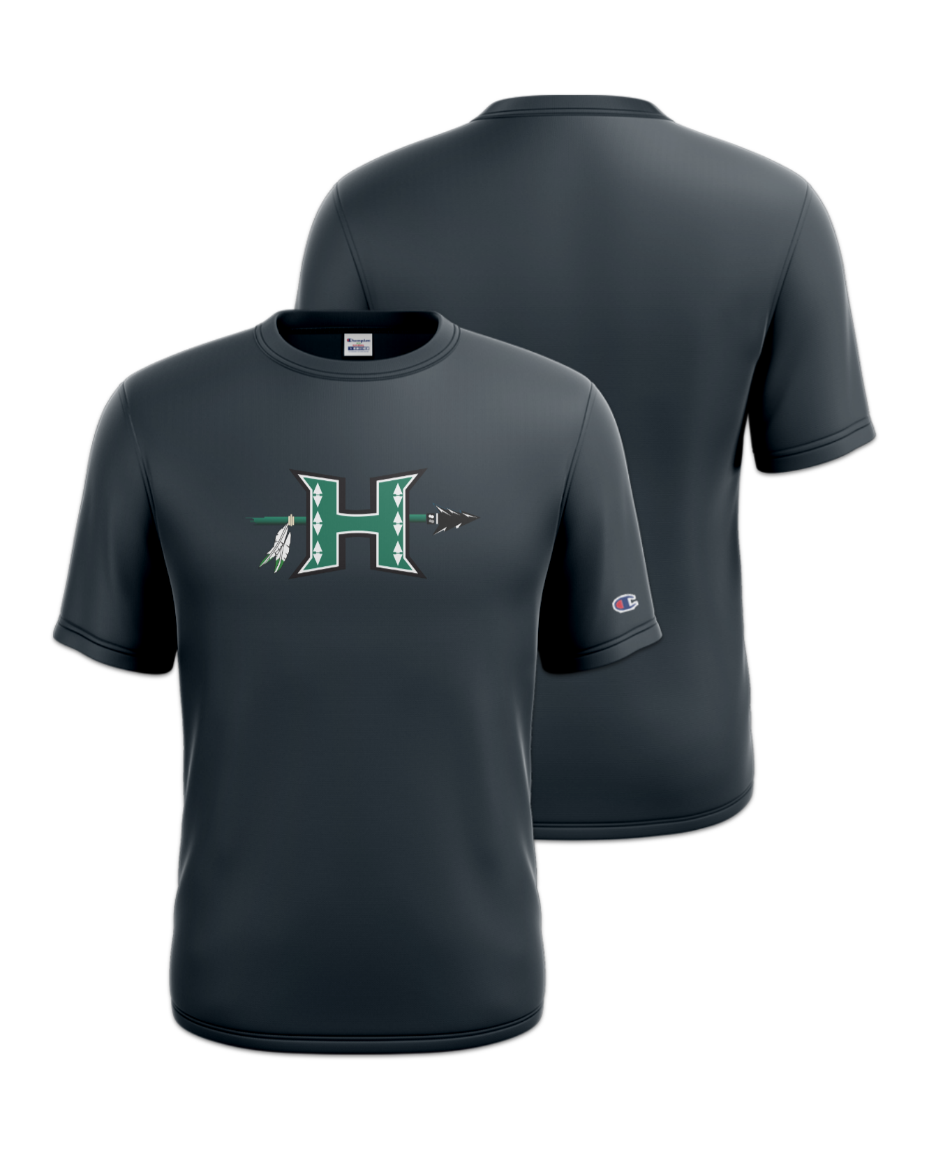 Rendered product preview, stack