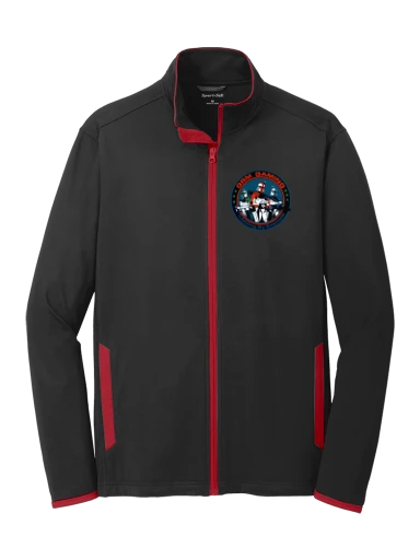 Sport-Tek Sport-Wick Stretch Contrast Full-Zip Jacket preview, front