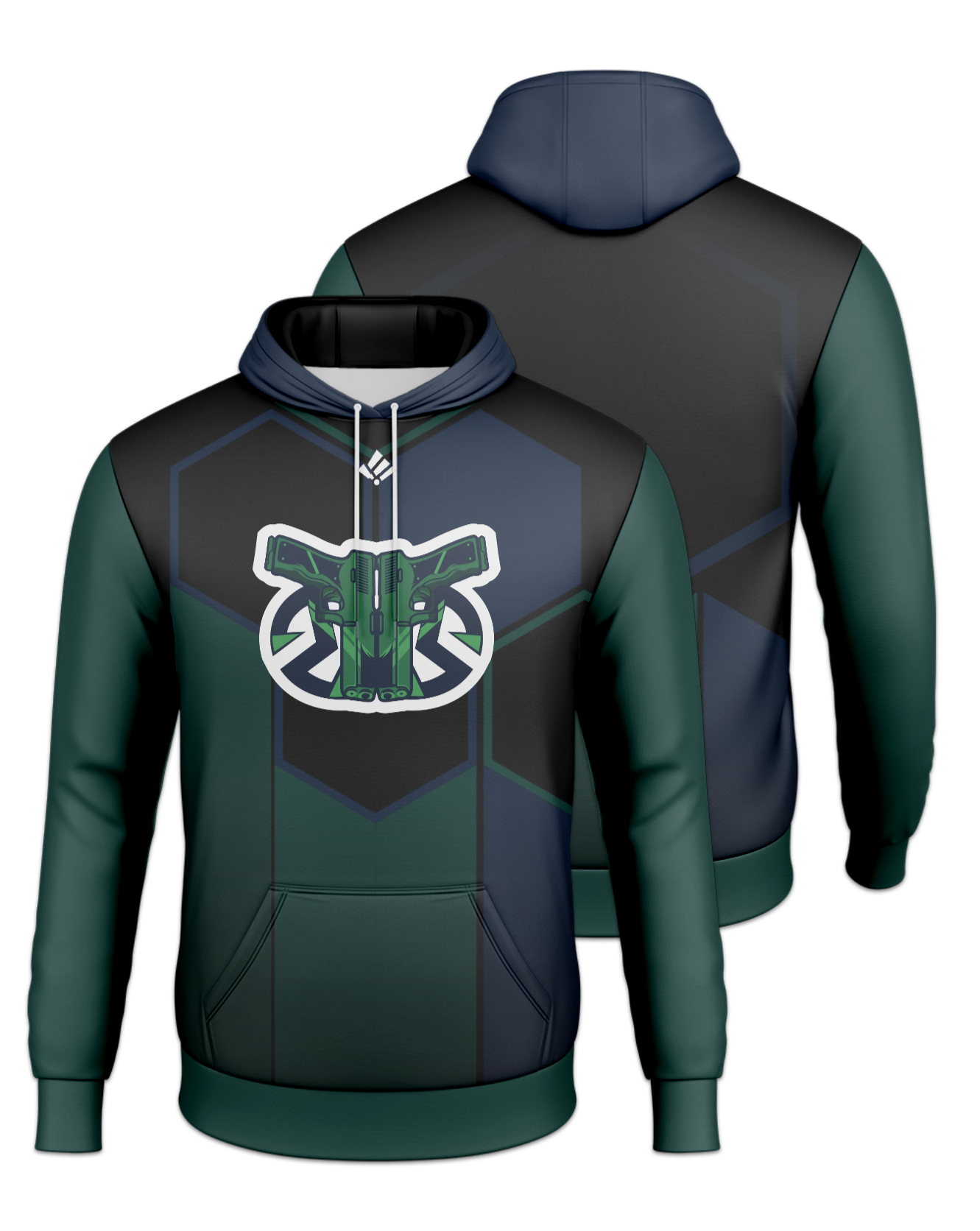 Rendered product preview, stack