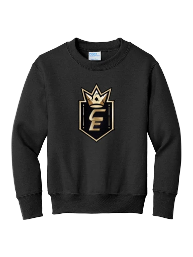 Youth Core Fleece Crewneck Sweatshirt preview, front