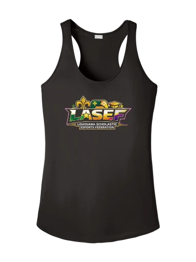 LASEF Women's PosiCharge Competitor Racerback Tank preview, front