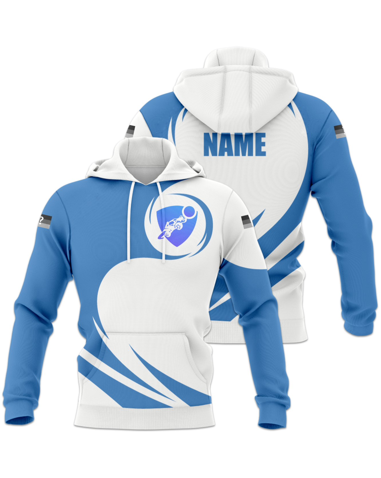 Rendered product preview, stack