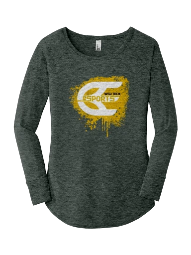 District Women's Perfect Tri Long Sleeve Tunic Tee preview, front