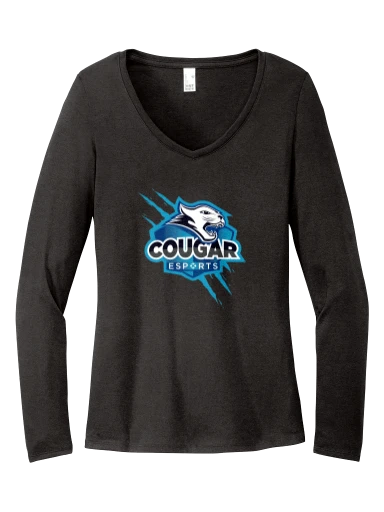Women's Perfect Tri Long Sleeve V-Neck Tee preview, front