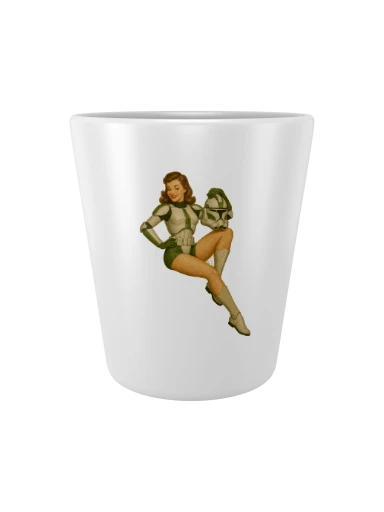 Trooper Temptress Shot Glass preview, front