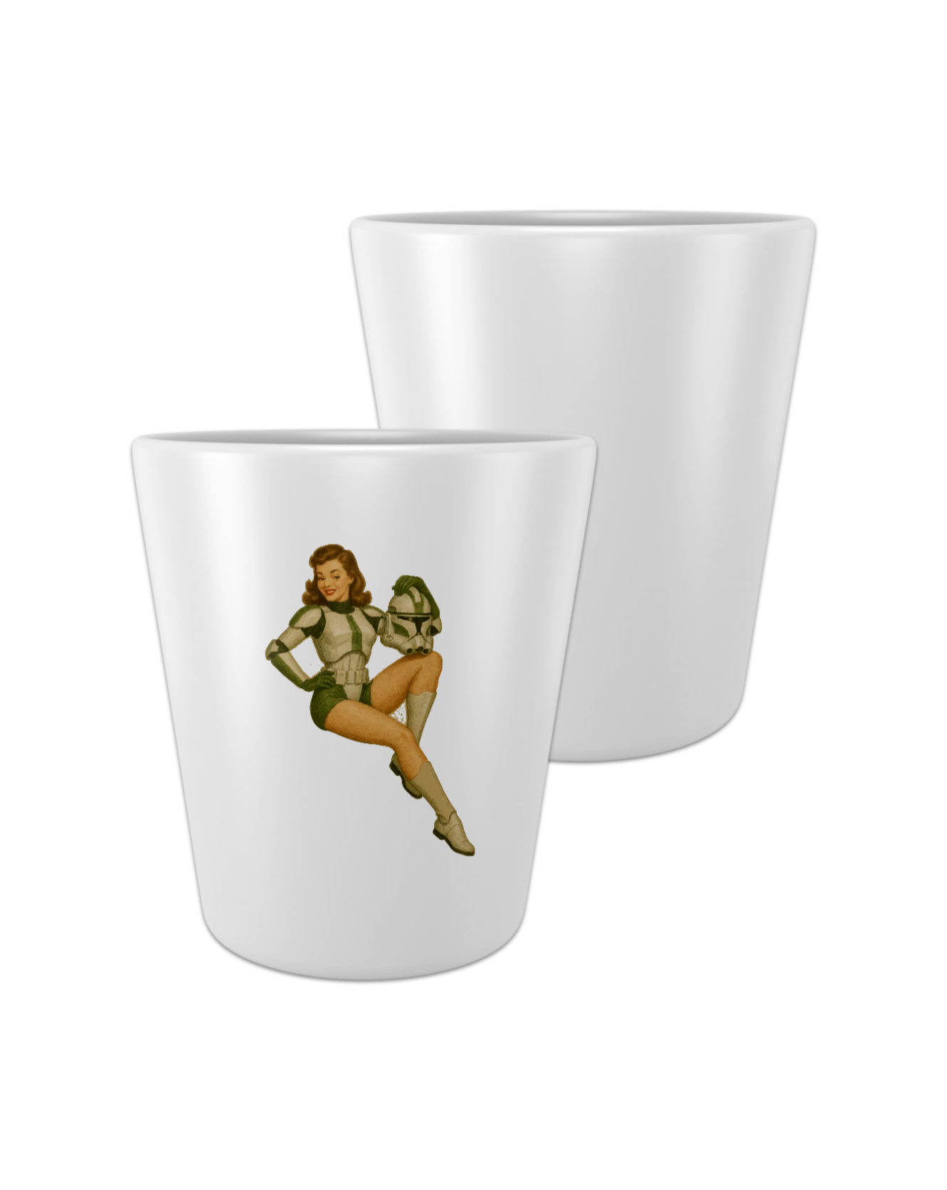 Rendered product preview, stack