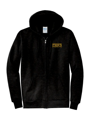 Tier 7 Fundraising Store Core Fleece Full-Zip Hooded Sweatshirt preview, front