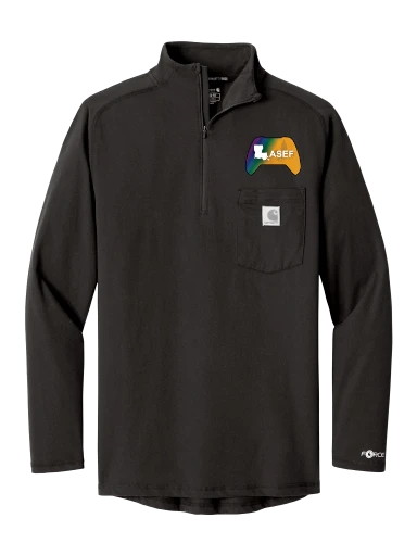 Carhartt Force 1/4-Zip Long Sleeve T-Shirt preview, front