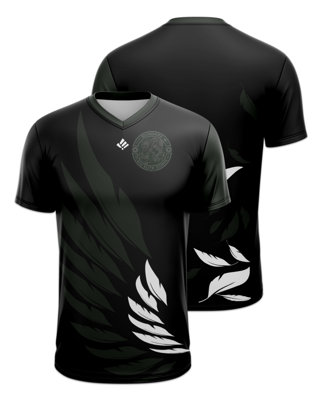 Rendered product preview, stack