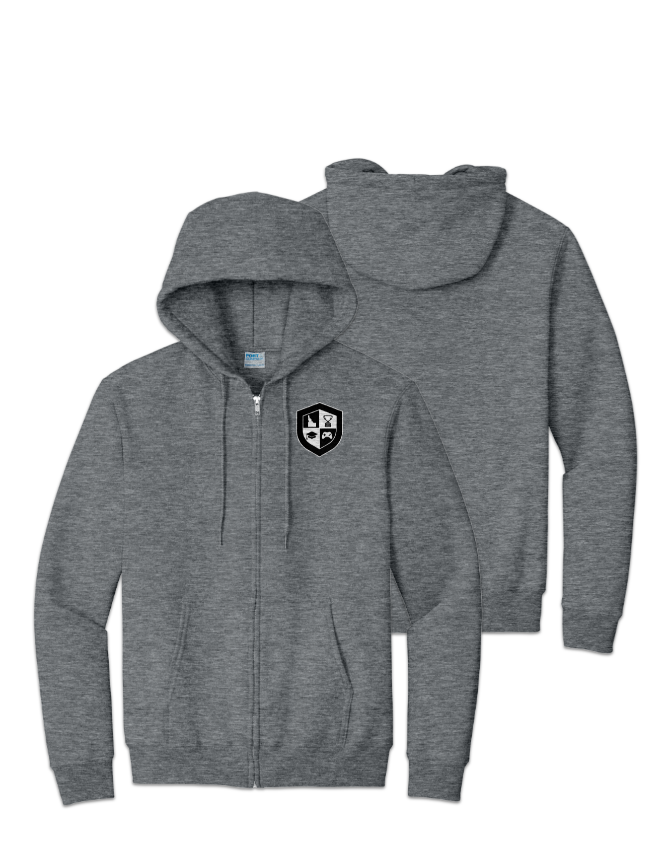 Rendered product preview, stack