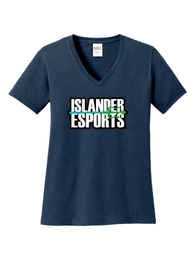 Women's Core Cotton V-Neck Tee preview, front