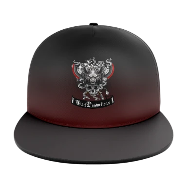 5 Panel Solid Flat Bill Cap preview, front