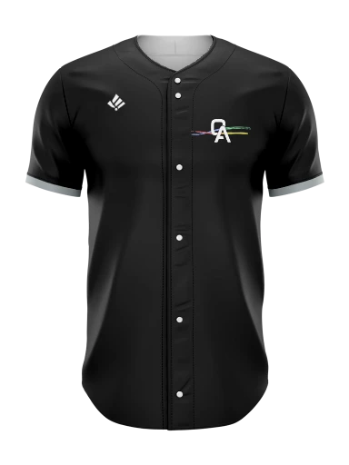 Sublimated Full Button Baseball Jersey preview, front