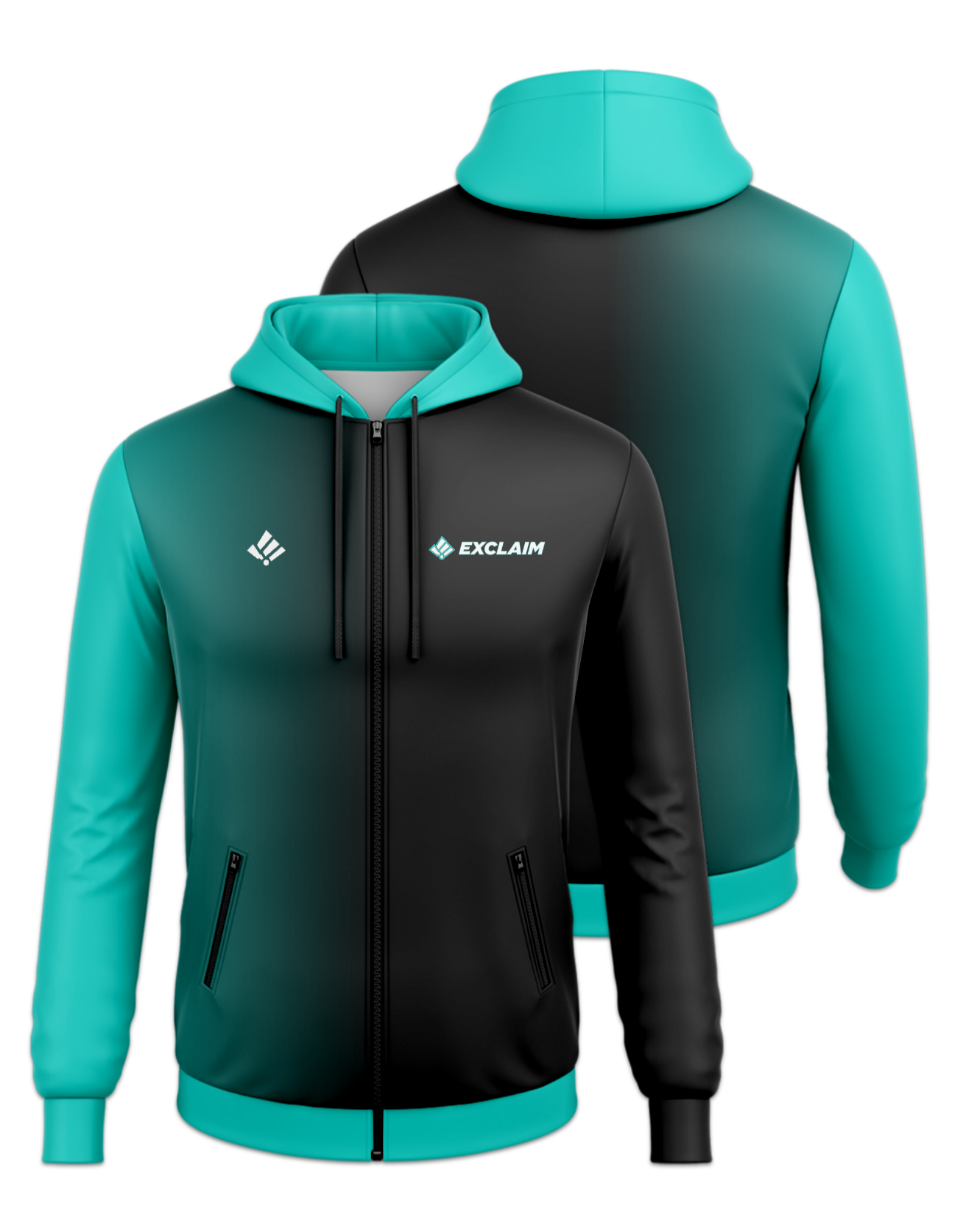 Rendered product preview, stack