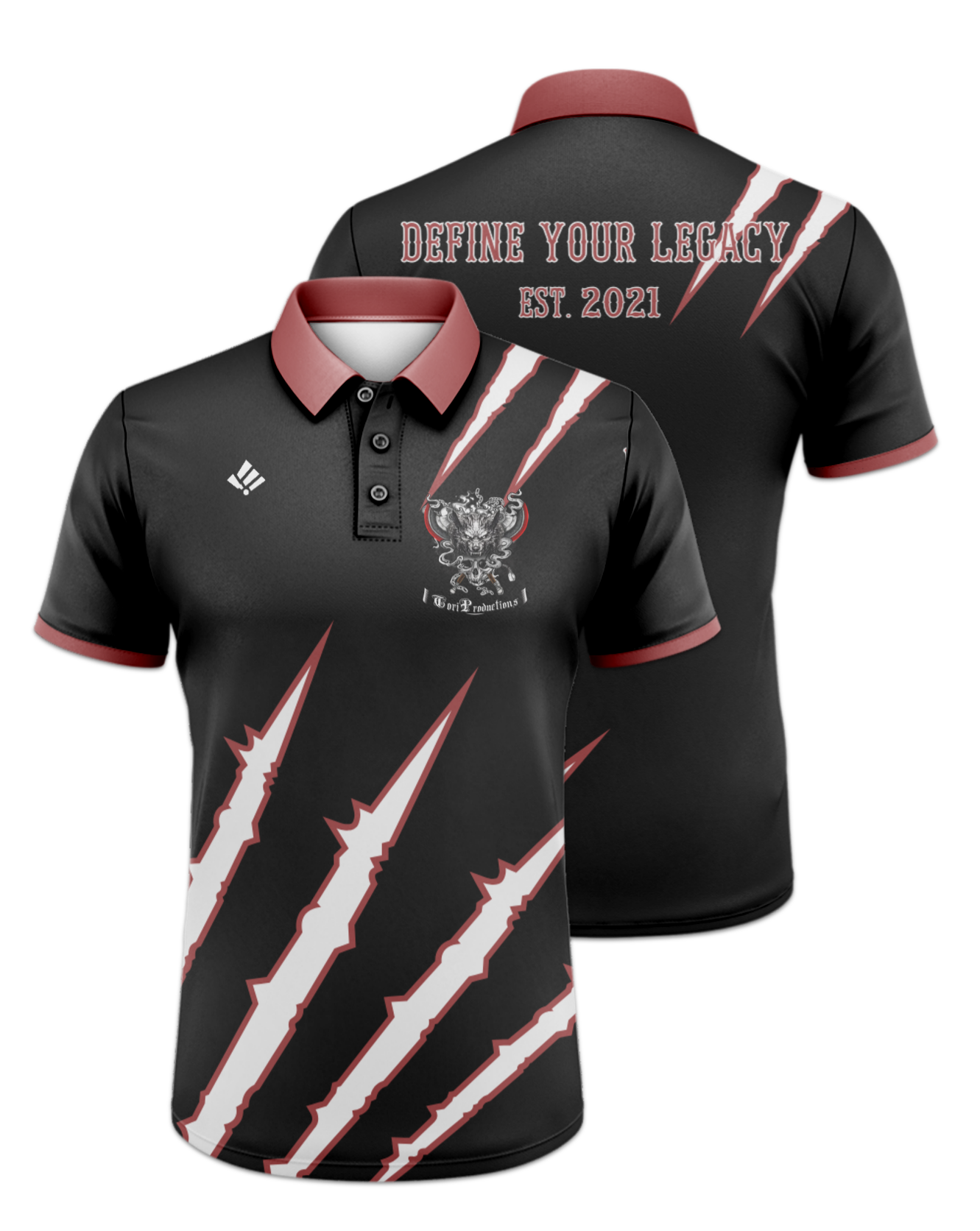 Rendered product preview, stack