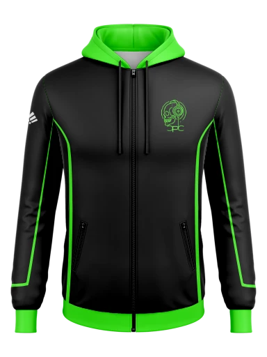 Men's Full Zip Poly Fleece Hoodie preview, front