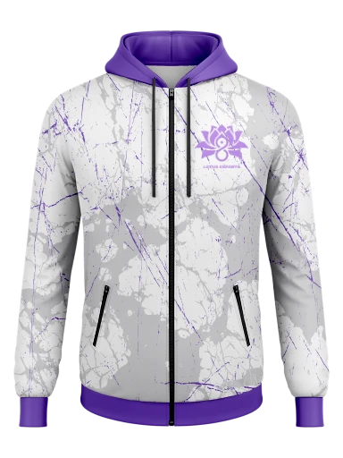 Men's Full Zip Poly Fleece Hoodie preview, front