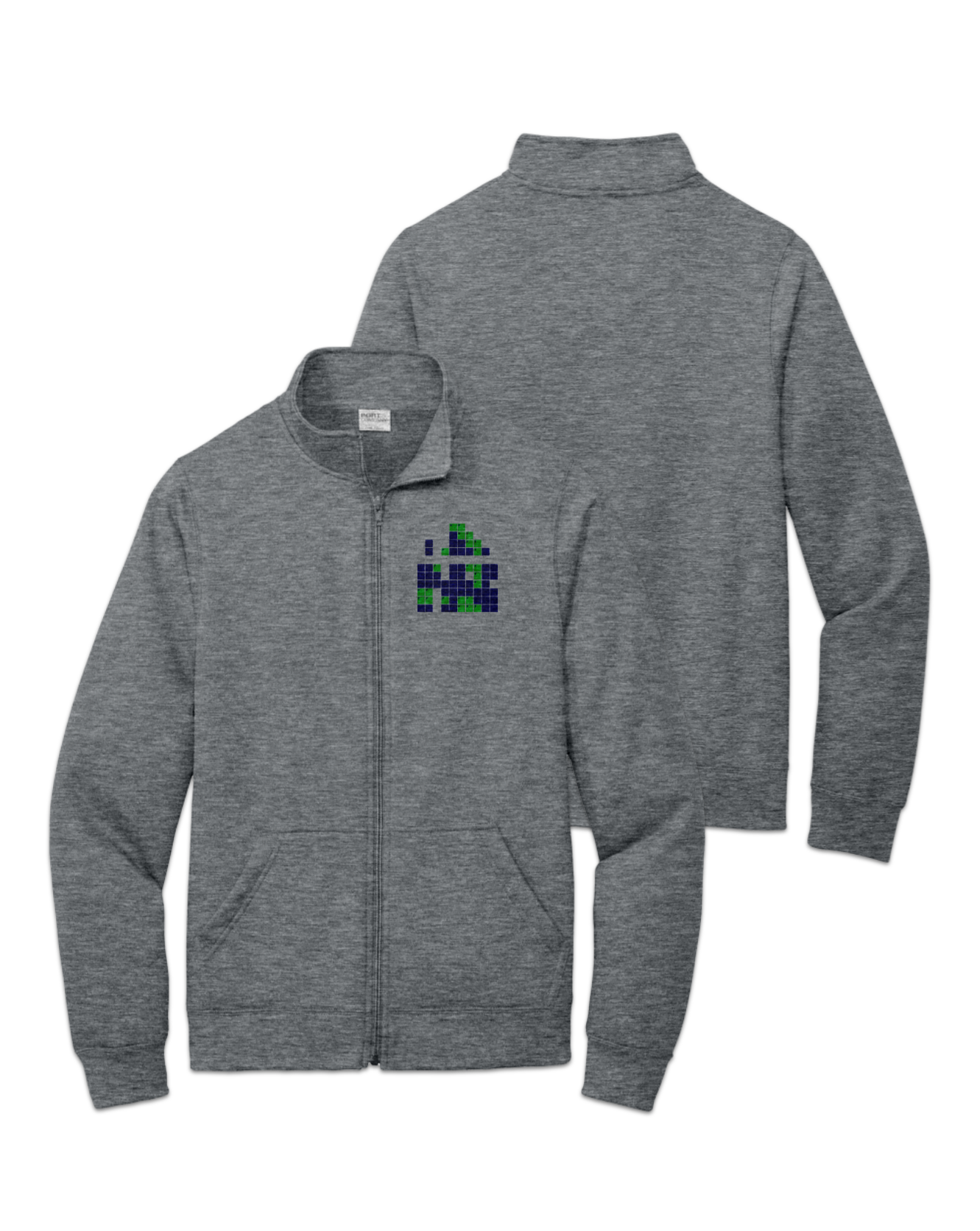 Rendered product preview, stack