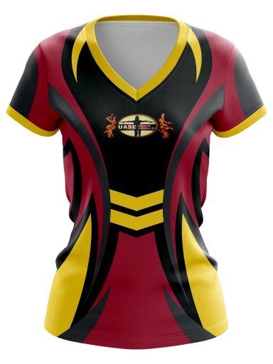 Custom Vneck Fitted Esports Jersey preview, front