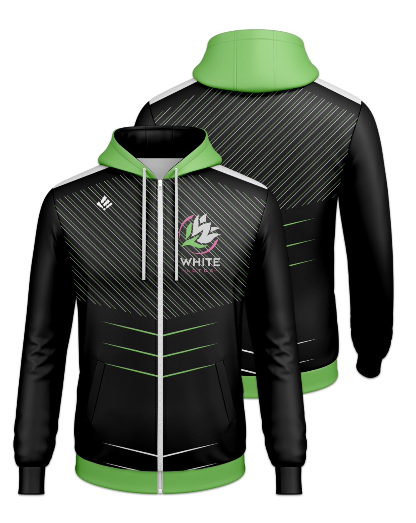 Rendered product preview, stack