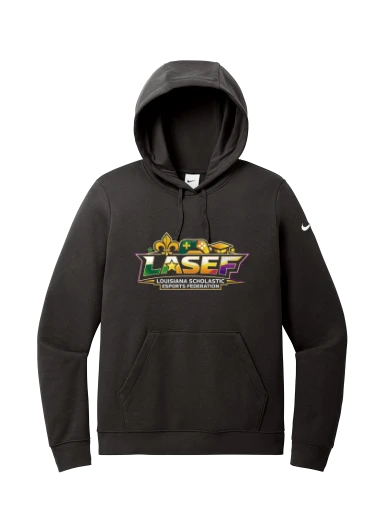 LASEF Nike Women's Club Fleece Sleeve Swoosh Pullover Hoodie preview, front