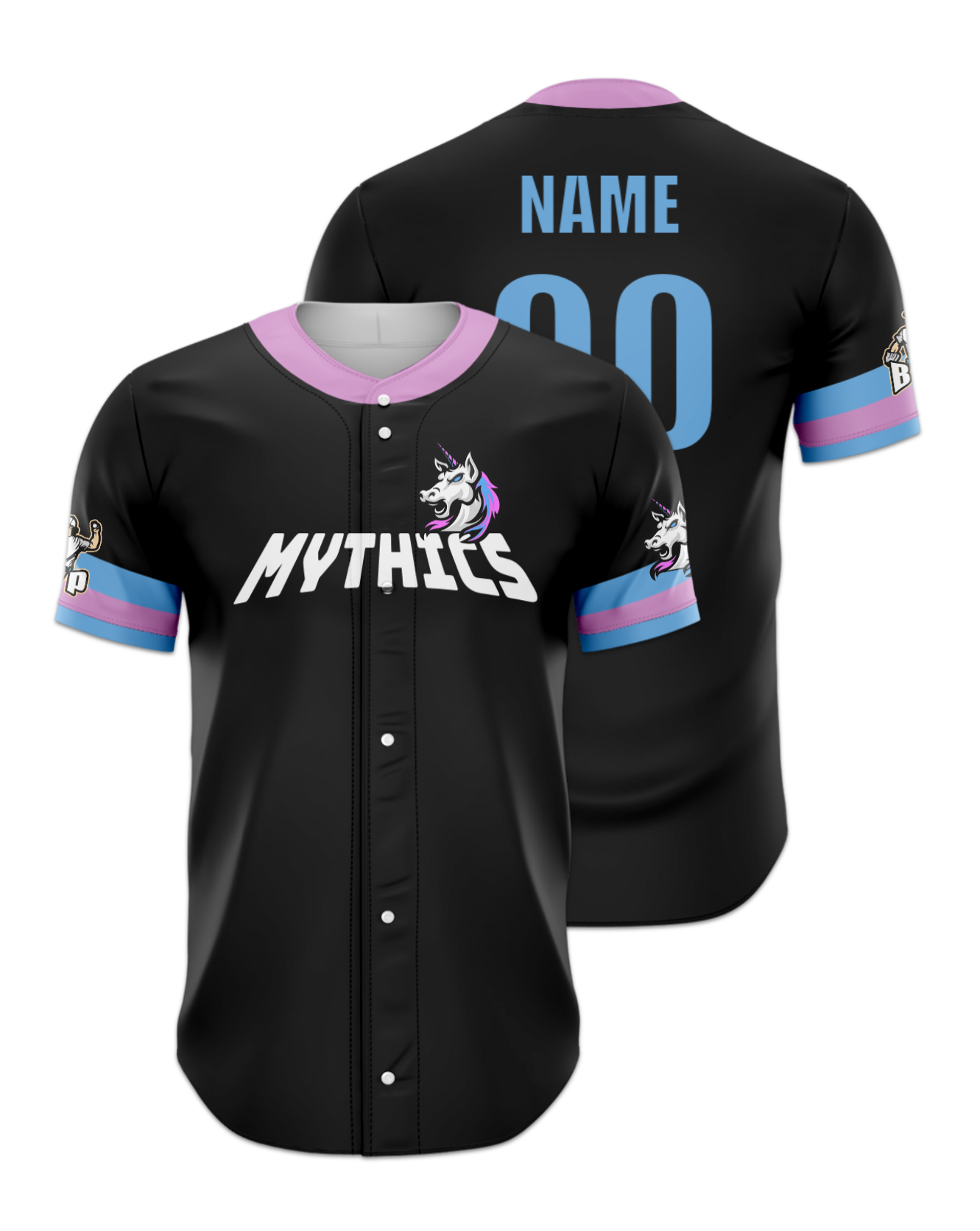 Rendered product preview, stack