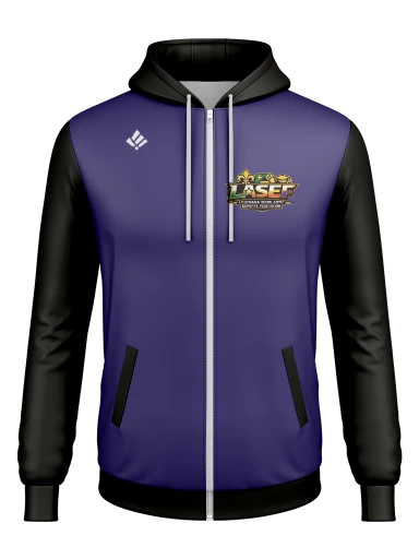 LASEF Hooded Soft Shell Full Zip Jacket preview, front