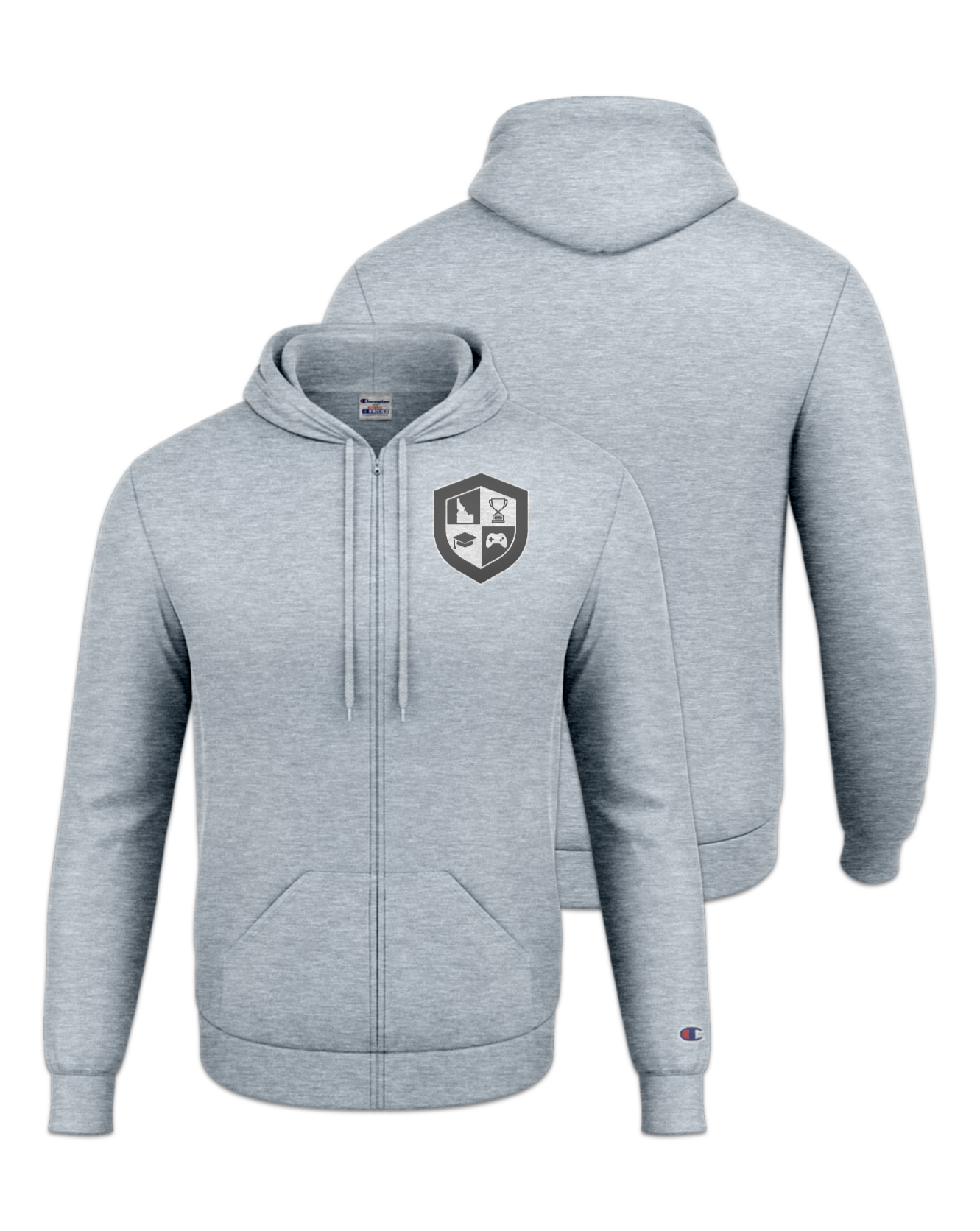 Rendered product preview, stack