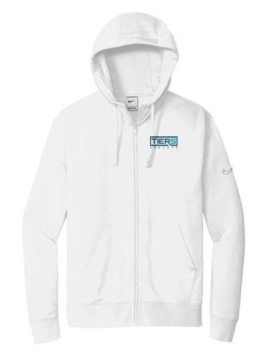 Tier 5 Fundraising Store Nike Club Fleece Sleeve Swoosh Full-Zip Hoodie preview, front