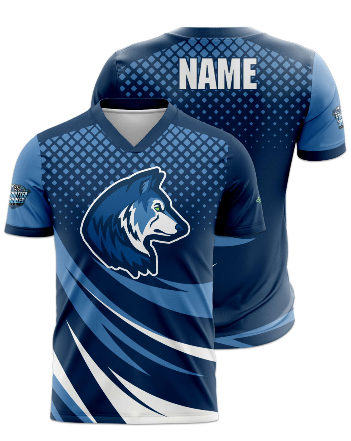 Rendered product preview, stack