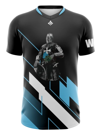 Split Collar Esports Jersey preview, front