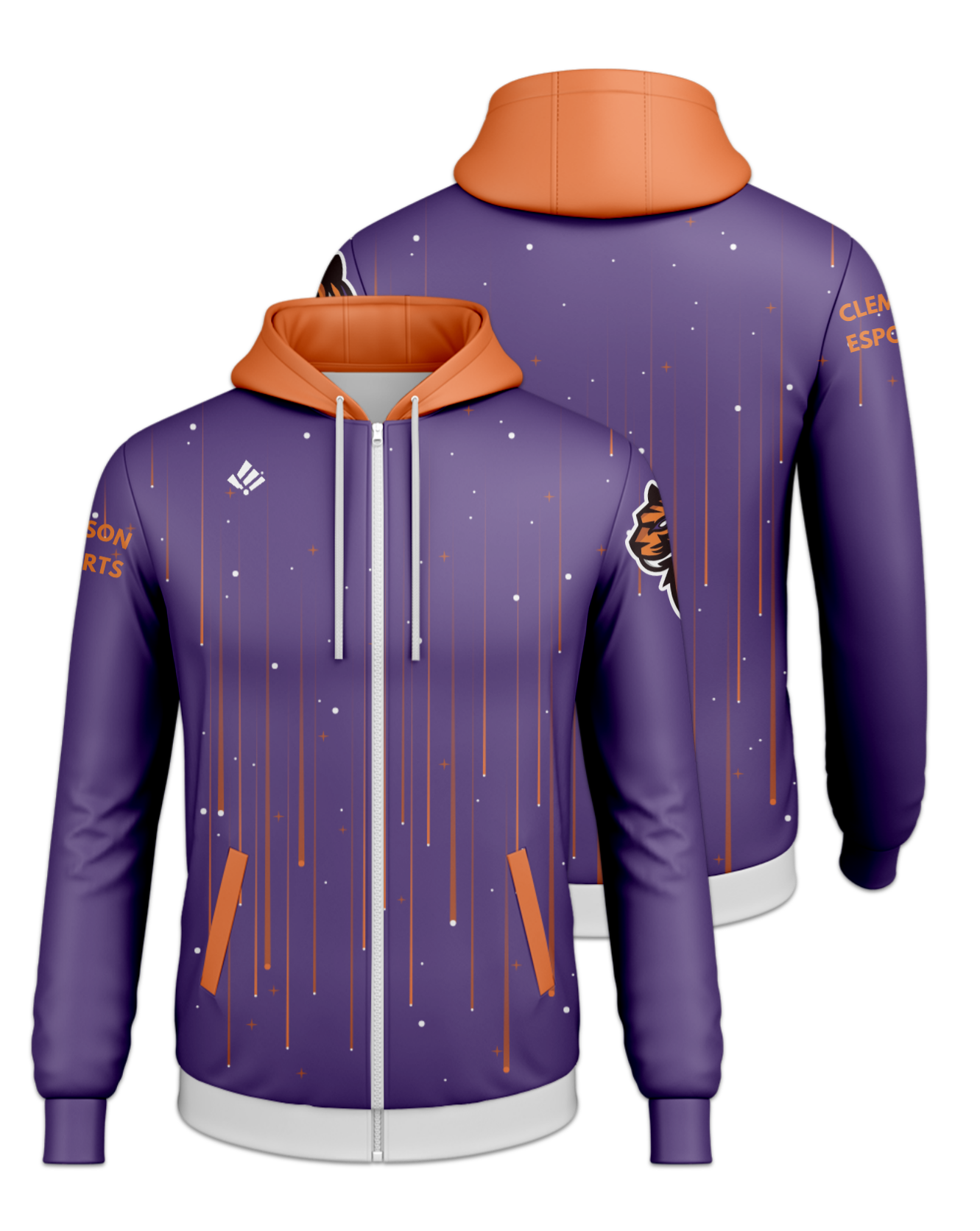 Rendered product preview, stack