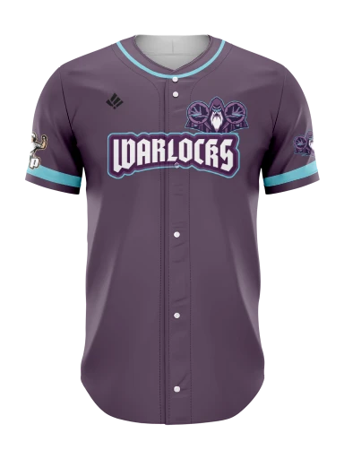 Sublimated Full Button Baseball Jersey preview, front