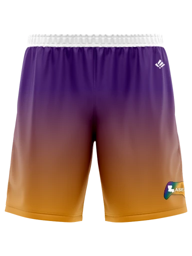 Mens Pocketed Sublimated Shorts preview, front