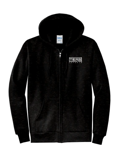 Tier 5 Fundraising Store Core Fleece Full-Zip Hooded Sweatshirt preview, front