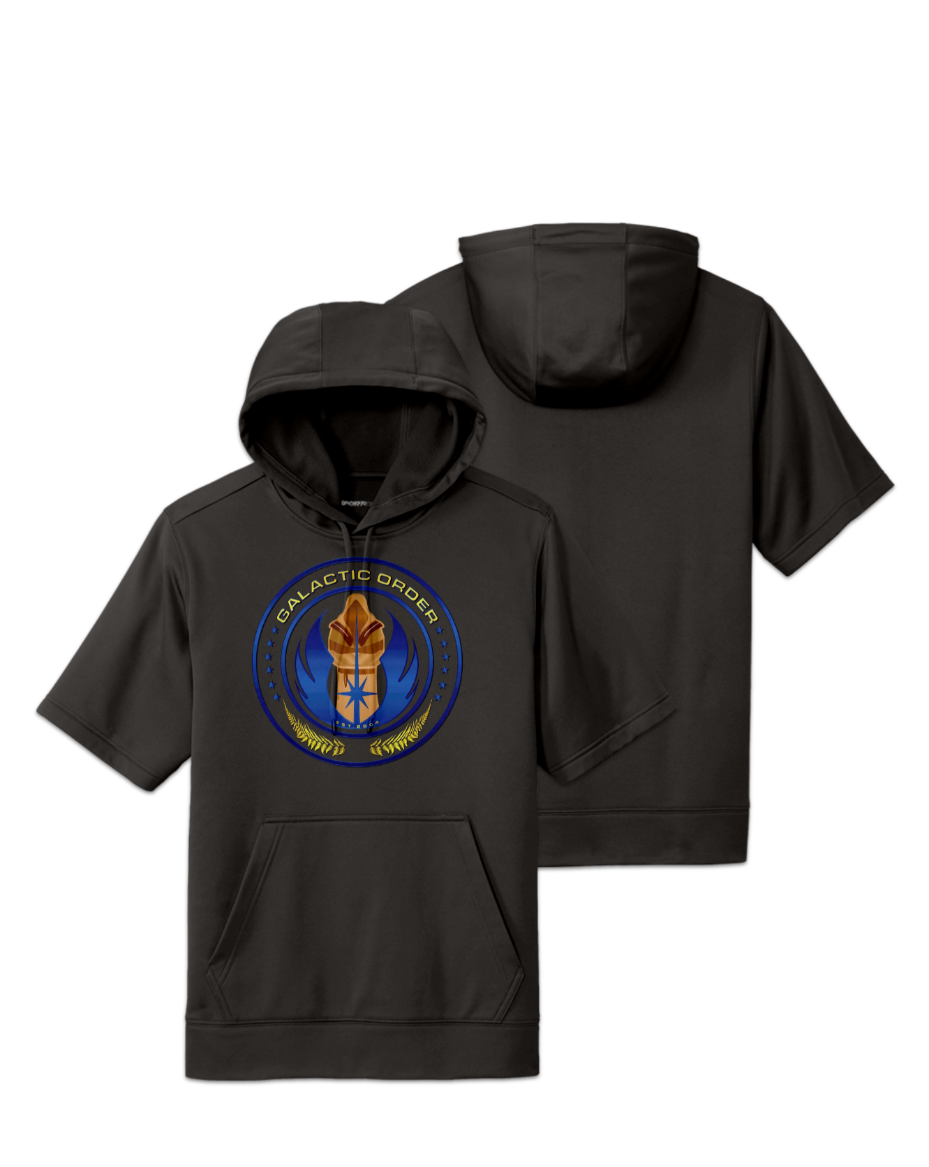 Rendered product preview, stack