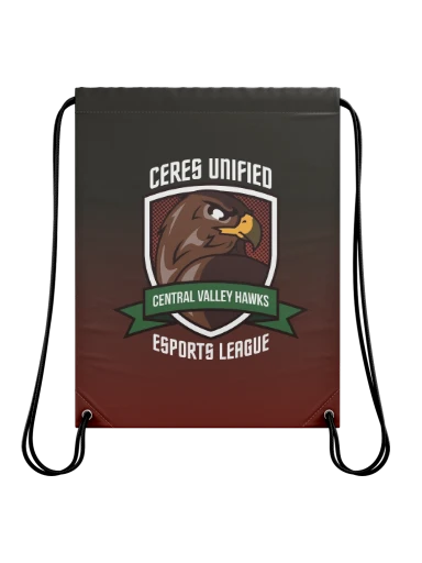 Sublimated Drawstring Bag - 14" x 18" preview, front