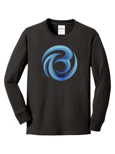 Youth Long Sleeve Core Cotton Tee preview, front