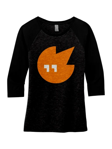 Women's Perfect Tri 3/4-Sleeve Raglan preview, front